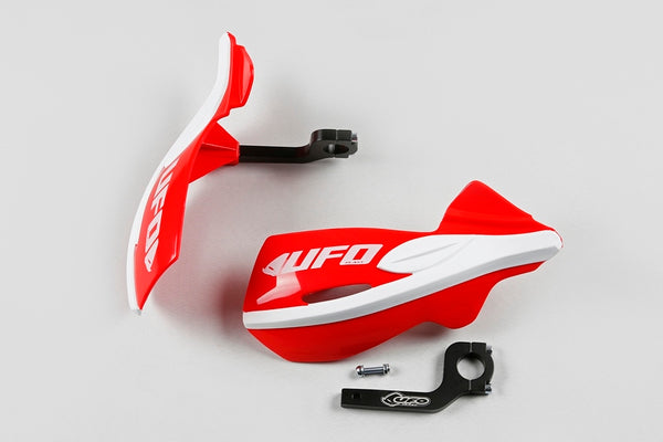 UFO Patrol Handguards Red/White Mounting Kit Included PM01642@070