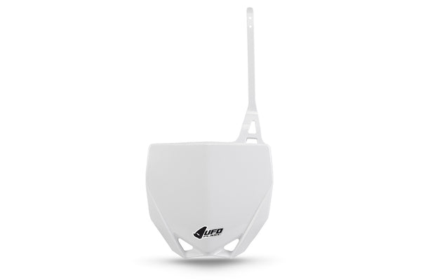 UFO Front Number Plate White Yamaha YZ65 YA04869#046 