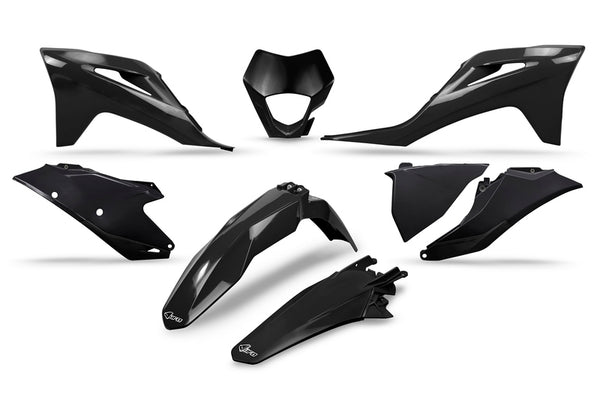 UFO PLASTIC KIT BLACK GAS GAS EC GGKIT703@001