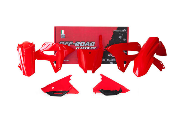 RACETECH Plastics Kit OEM Red - Honda CRF450RX R-KITCRF-RS0-591