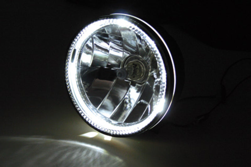 Highsider 5 3/4" Main Headlight Skyline, LED Parking Light Ring 223-022