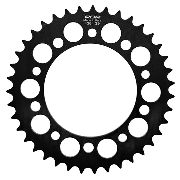 PBR Tempered C45 Steel Rear Sprocket 4384 - 520 4384 39 C45T