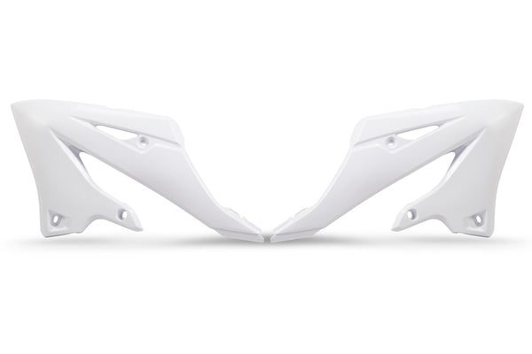 UFO Radiator Covers - White Yamaha YZ125/250 YA04876#046 