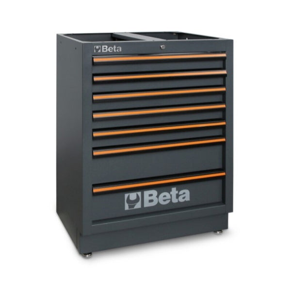 BETA Fixed Module 7 Drawers Grey C45PRO M7