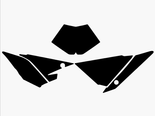 BLACKBIRD Plate Stickers - Beta RR 2T/4T 3B04/000006