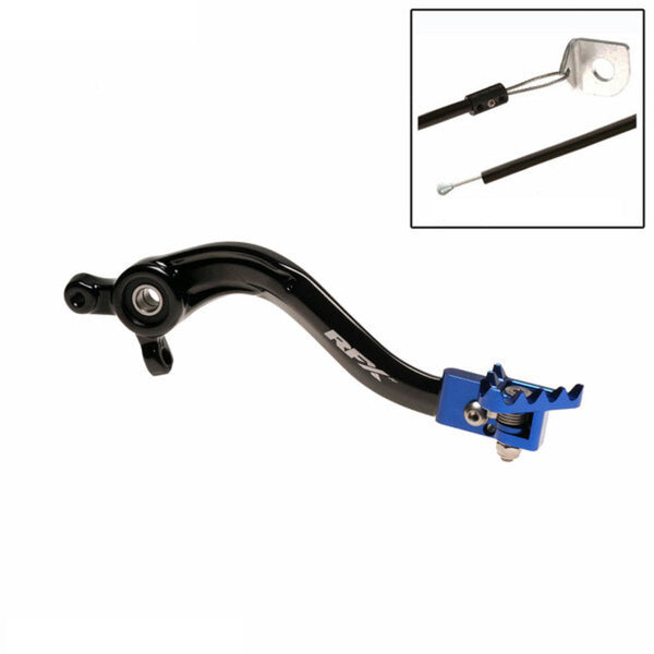 RFX Pro FT Rear Brake Lever (Black/Blue) FXRB7060099BU