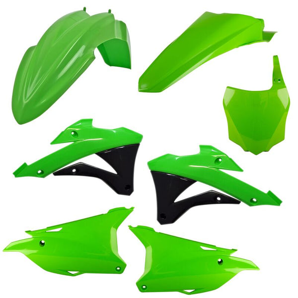 POLISPORT Plastic Kit OEM Color  - Kawasaki KX 85 (92) 91333