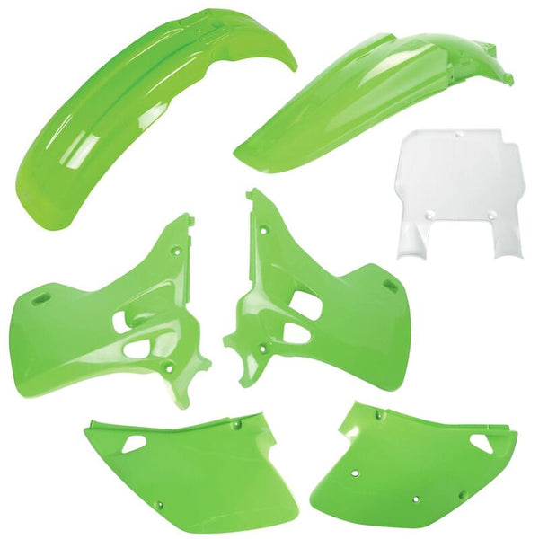 POLISPORT Plastic Kit OEM Color  - Kawasaki KX 125/250 91337