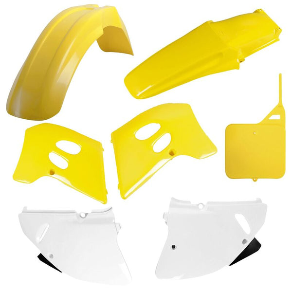 POLISPORT Plastic Kit OEM Color  - Suzuki RM 125 (93-95) 91344