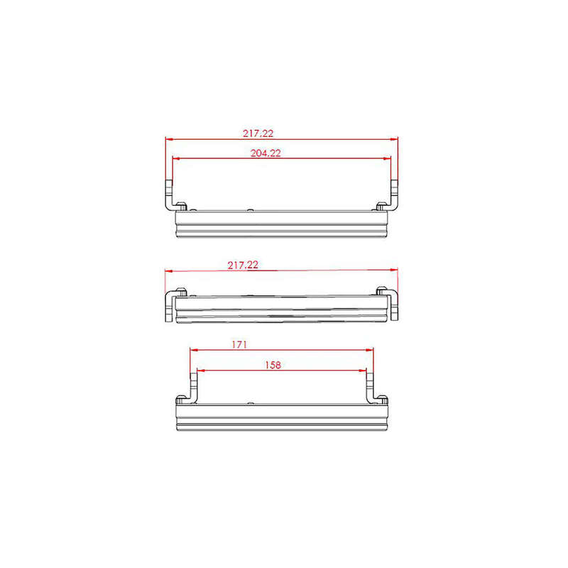 Highsider FRAME-R1 TYPE 11 7 Inch LED Main Headlight, Side Mounting 223-258