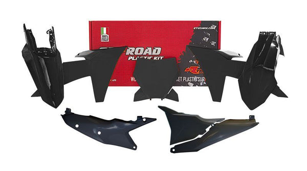 RACETECH Plastkit KTM – Svart (R-KITKTM-NR0-023)