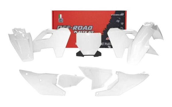 RACETECH Plastkit 7 delar – Vitt till Husqvarna (R-KITHSQ-BN0-523)