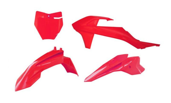 RACETECH Plastkit 4-delars – Röd R-KITKTM-RG0-050