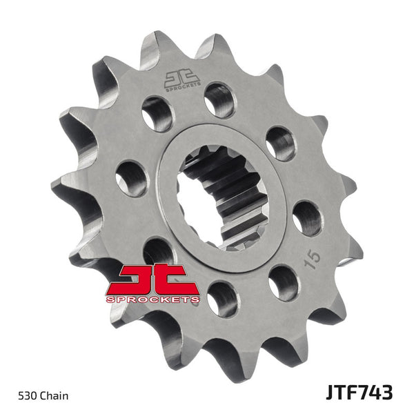 JT SPROCKETS Steel Noise-Free Front Sprocket 743 - 530 JTF743.15RB