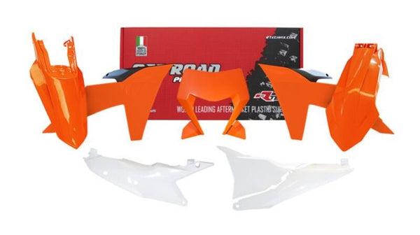 RACETECH Plastkit 6 delar – OEM-färg KTM R-KITKTM-OEM-624