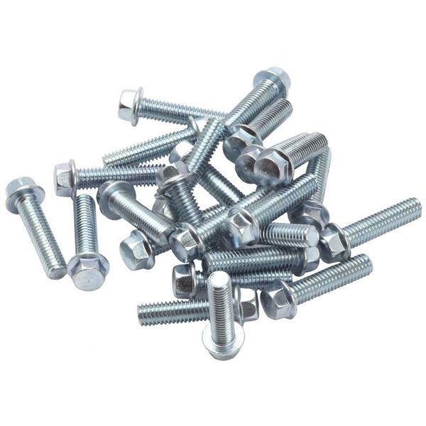 RFX M6 Flange Head Bolt Pack M6 x 25mm - 25 pieces FXBKM6-2555SV