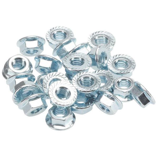 RFX M6 Flange Nuts - pack of 25 FXBKM6-9955SV