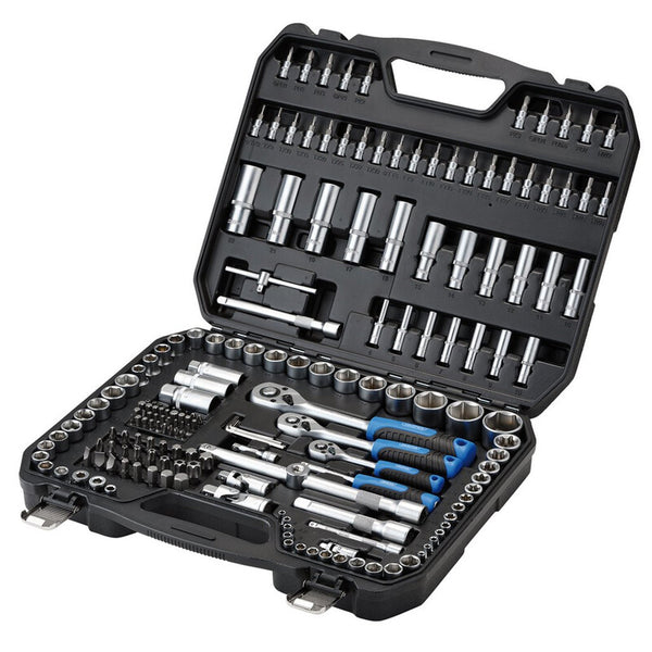 DRAPER HI-TORQ® Metric Socket and Bit Set 1/4" 3/8" and 1/2" Sq. Dr. . (188 Piece) 24231.0