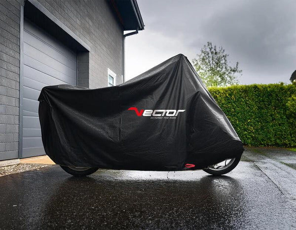 Vector H2O Heavy Duty Outdoor Protection - Motorcycle/Scooter with Top Case and Windshield