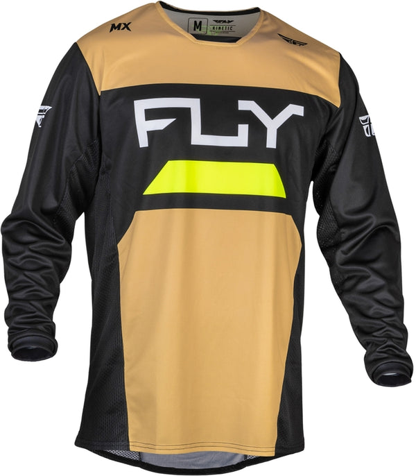 FLY RACING Kinetic Reload Jersey - Khaki/Black/Hi-Vis 377-522S