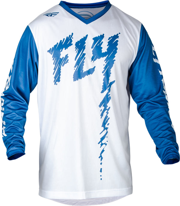 FLY RACING F-16 Youth Jersey - True Blue/White 377-223YL