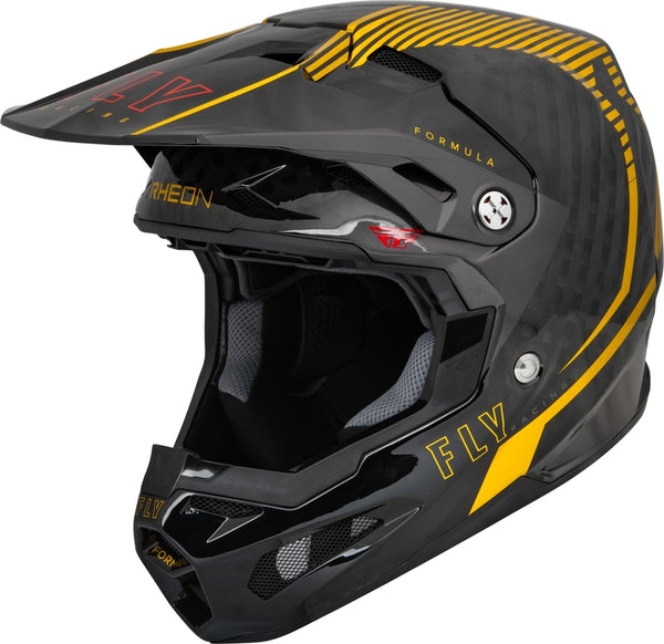 Fly Racing Formula Carbon Tracer Helmet - Gold/Black 73-4441xs