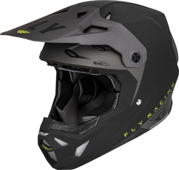 FLY RACING Formula CP Slant Helmet Matte Black/Grey/Hi-Vis XL 73-0030X