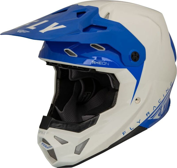 FLY RACING Formula CP Slant Helmet Grey/Blue XS 73-0032XS