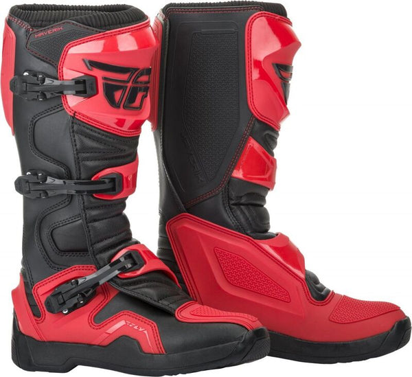 Fly Racing Maverik Boots Red/Black Sz 11 364-67311