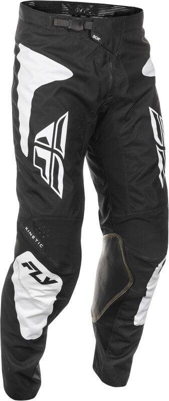 Fly Racing Kinetic Sym Pants - Black/White 378-43138