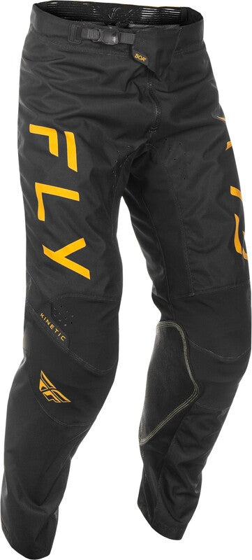 Fly Racing Kinetic Center Pants - Black/Gold 378-53038