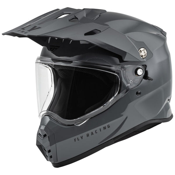 FLY RACING Trekker Solid Helmet - Grey 73-7035M