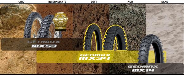 DUNLOP Tyre GEOMAX MX34 110/90-19 M/C NHS 62M TT 
