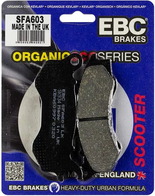 EBC BRAKE PAD SFA ORG SCOOTER SFA603