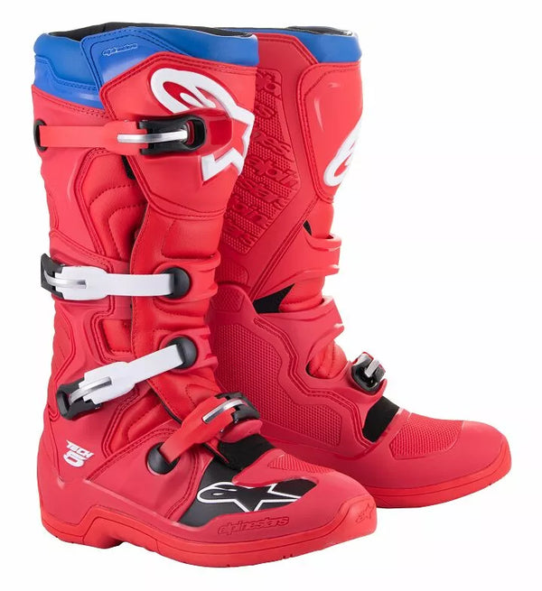 ALPINESTARS(MX) BOOT TECH5 RED/BLUE 10 2015015-323-10