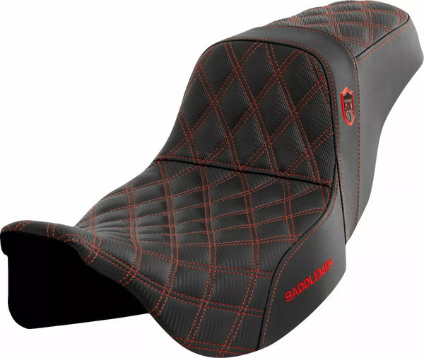 SADDLEMEN SEAT PRO SERIE SDC FLT 08-UP - SC80807RED