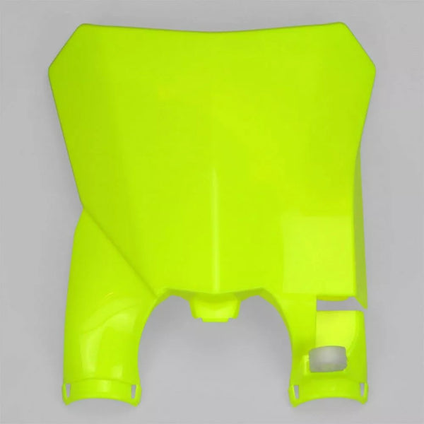 UFO STADIUM#PLATE CRF450 FL YELLOW HO04679#DFLU