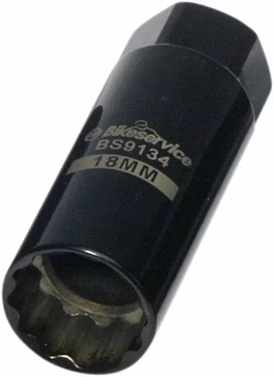 BIKESERVICE TOOL THIN PLUG SOCKT 18MM BS9134