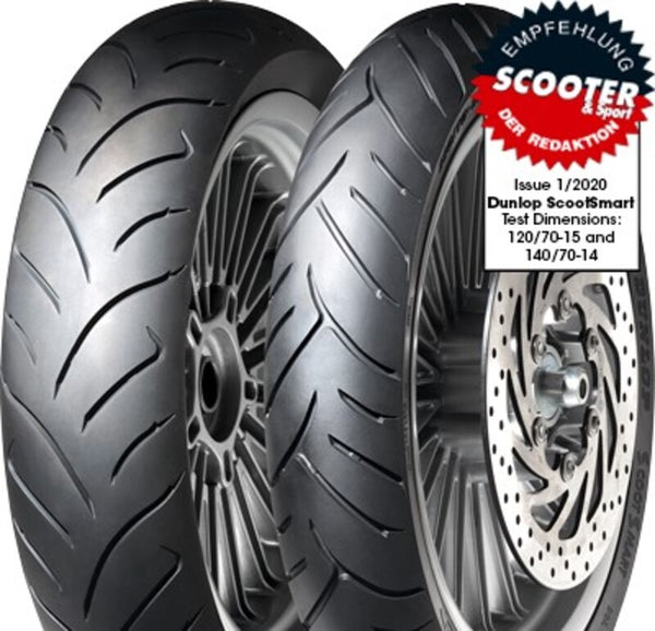 DUNLOP Tyre SCOOTSMART 90/80-16 M/C 51S TL 