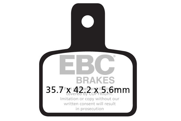 EBC BRAKE PAD FA SER ORGANIC FA495