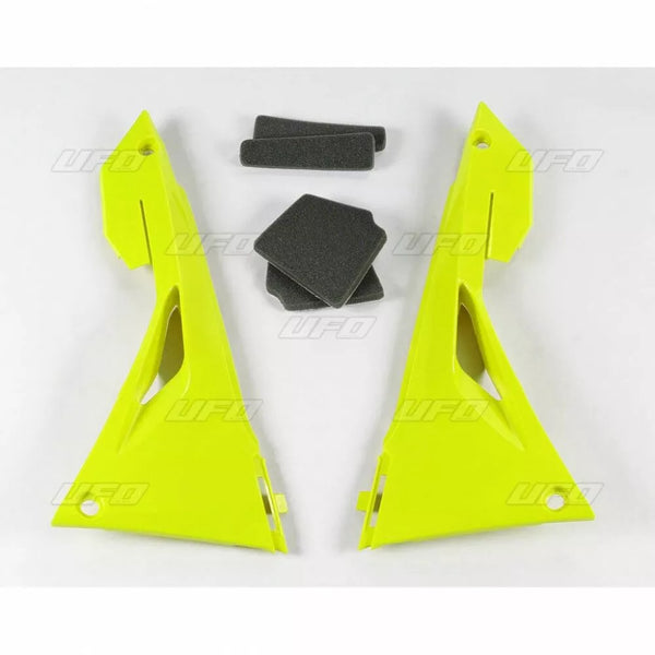 UFO AIRBX CVR CRF450 17- FL YELLOW HO04685#DFU