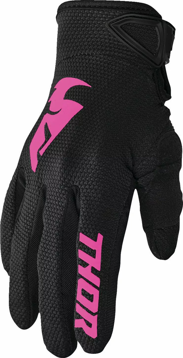 THOR GLOVE WMN SECTOR BK/PK XL 3331-0245
