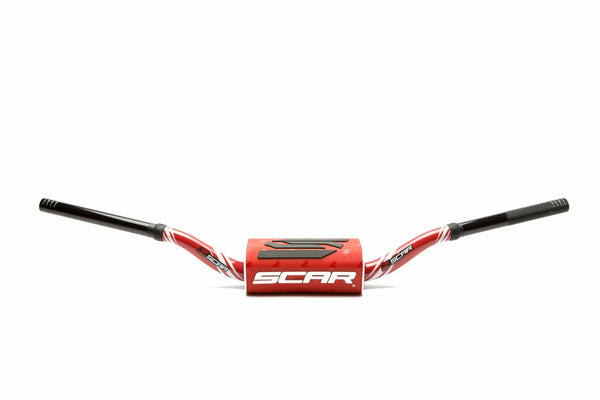 SCAR HANDLEBAR O2 HI RD/RD PAD S9152RD-RD