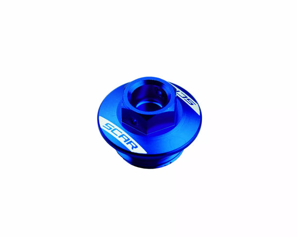 SCAR OIL FILLER CAP BLUE OFP300B