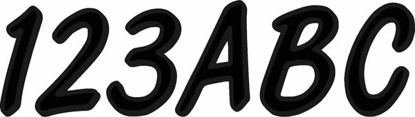 HARDLINE STICKER KIT BLACK BLK400EC