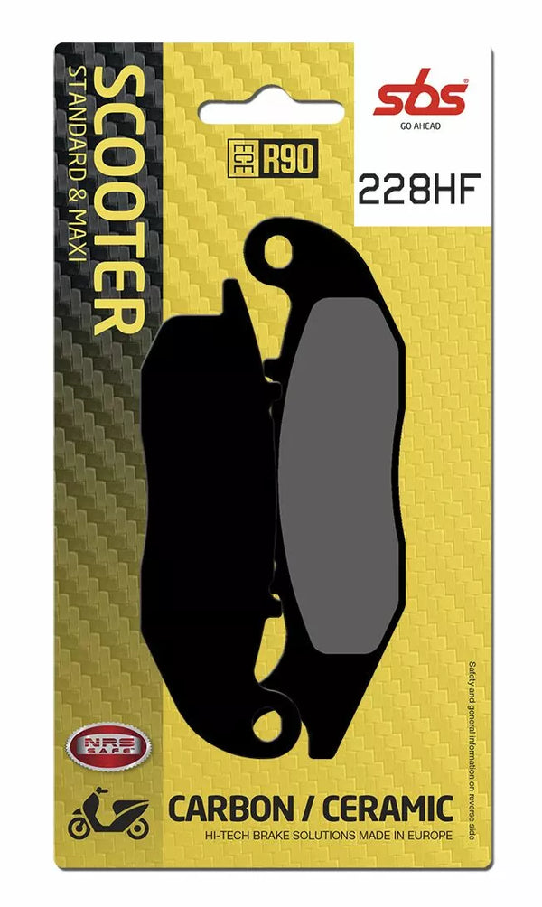 SBS BRAKE PAD CAR/CER SCOOT 228HF