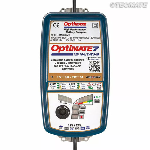 TECMATE CHARGER OPTIMATE 7 12/24V TM260V3