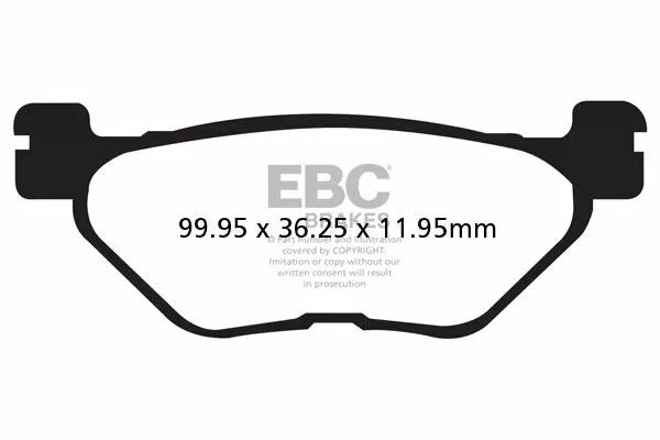EBC BRAKE PAD SFA ORG SCOOTER SFA319