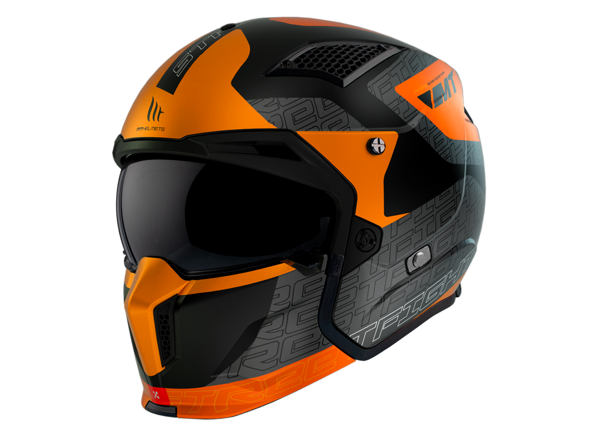 MT Helmets Öppen Mc-Hjälm Streetfighter SV S Totem B4