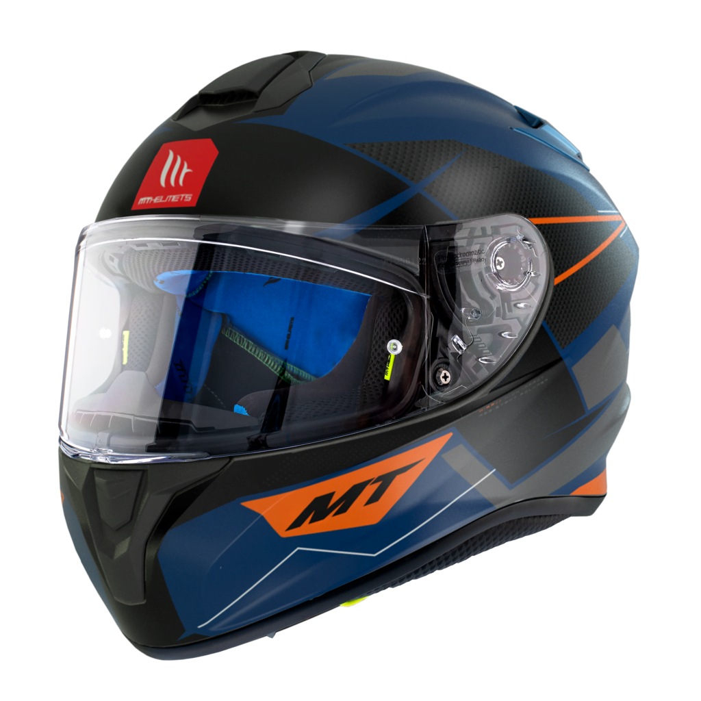 MT Helmets Integral Mc-Hjälm Targo Podium Azul